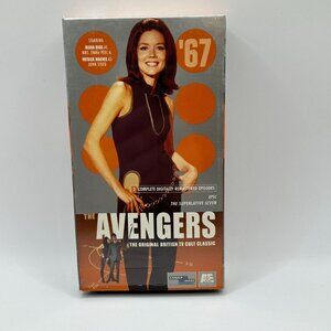 The Avengers 67 Starring Diana Rigg & Patrick Macnee VHS A&E Home Video